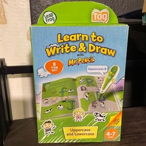 Leap Frog 8 item set new in box Learn to Write & draw ages 4-7